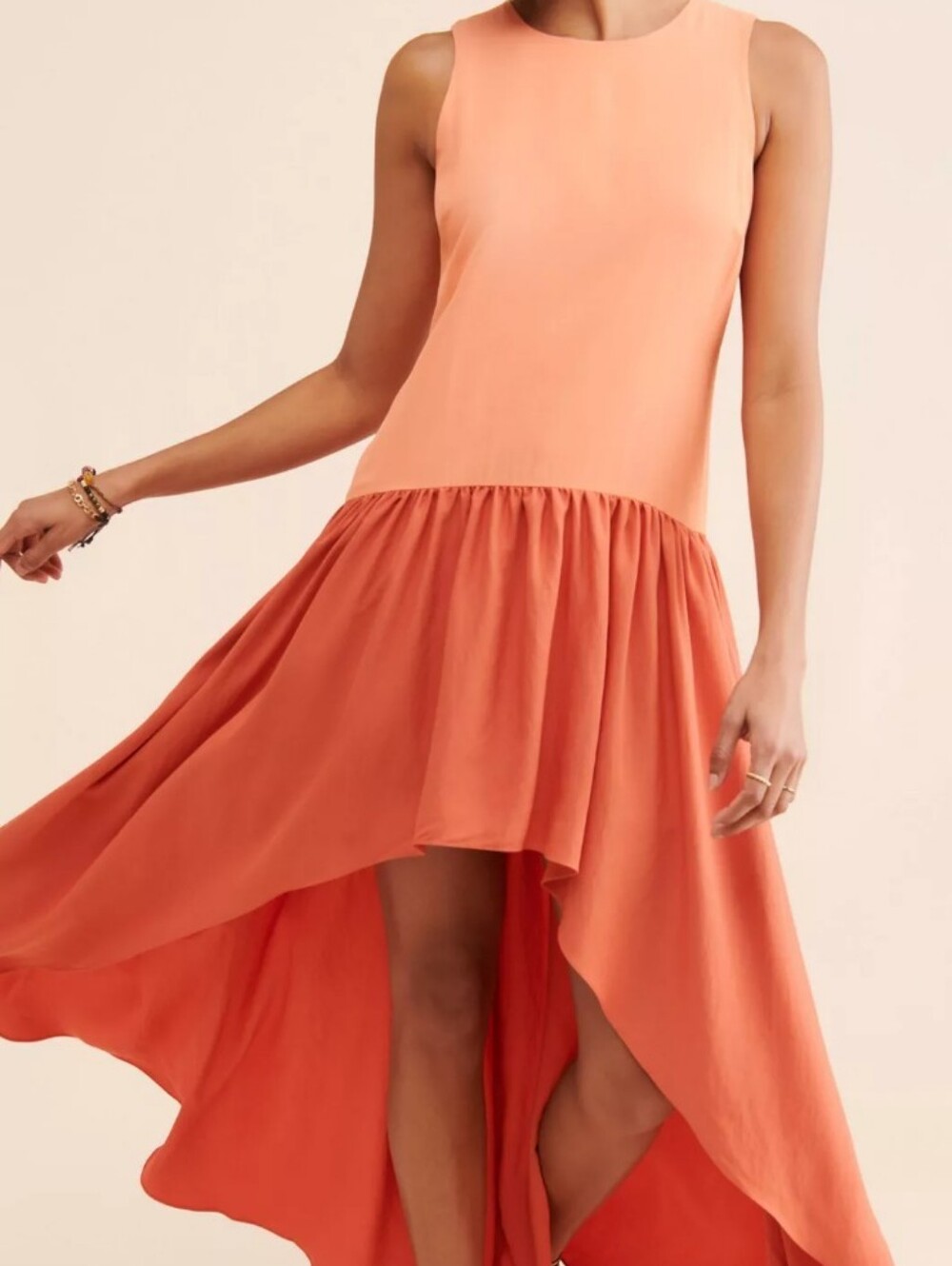 Hutch Colorblock Asymmetrical Dress NWT